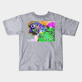 Watercolor Parrot Kids T-Shirt